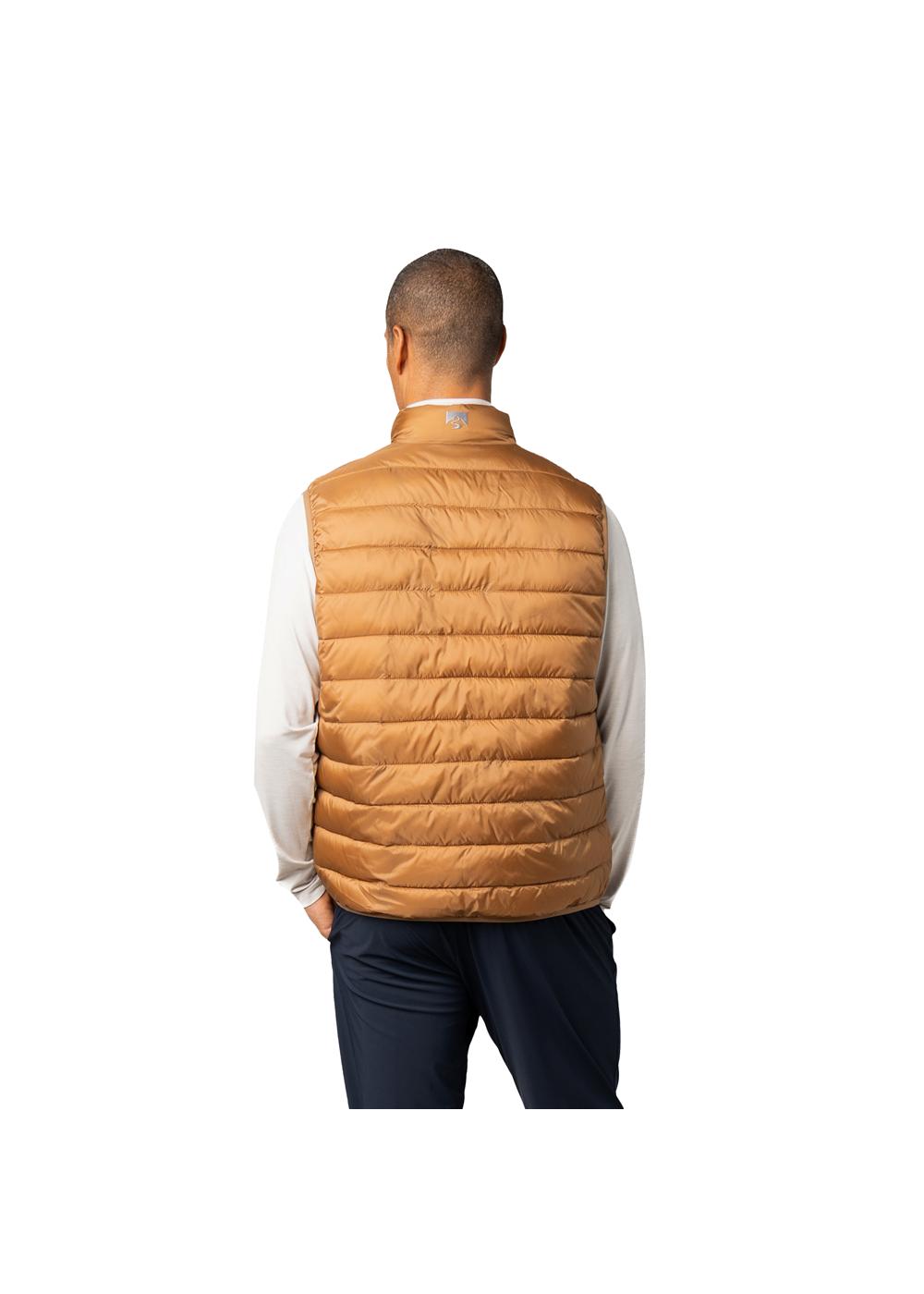 Storm Creek Men's Pacific Puffer 100 GSM Insulated Faux Down Packable Quilted Vest 7