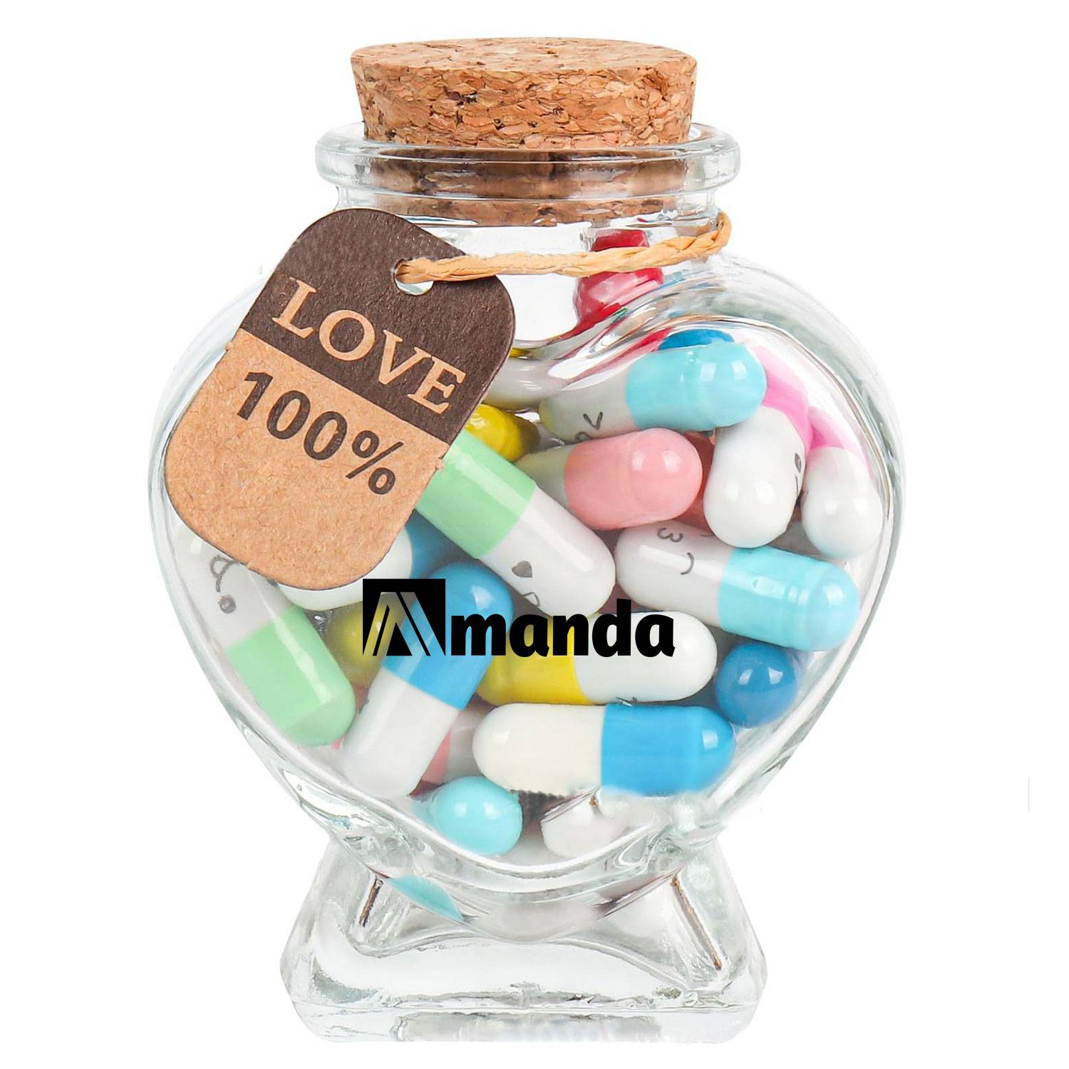 Capsule Letters Message in a Bottle 2