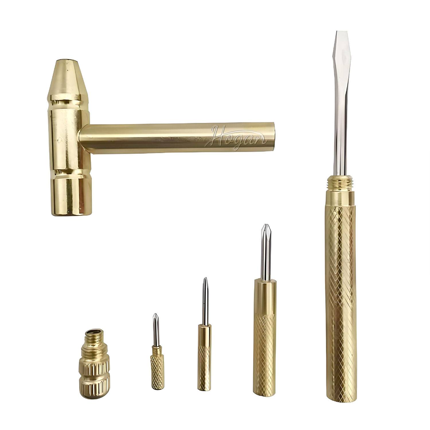 6-In-1 Mini Brass Multifunction Hammer 2
