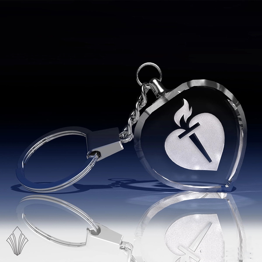 Heart Crystal Keychains 4