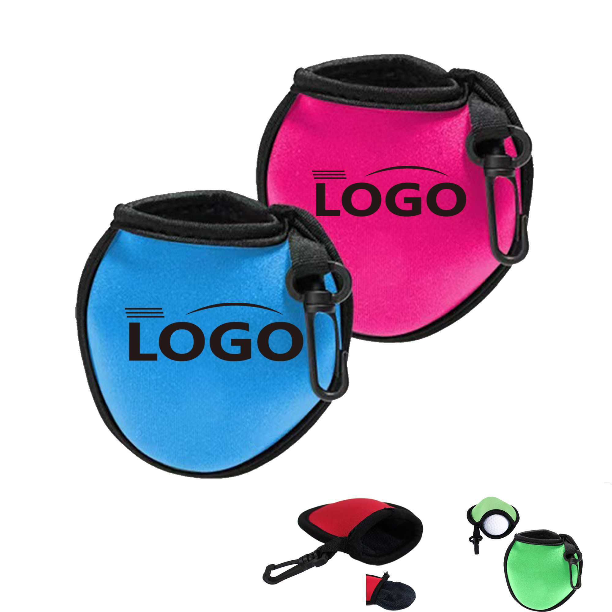 Pocket Golf Ball Washer Golf Ball Cleaner Pouch 2