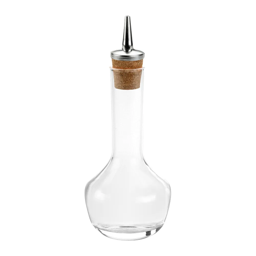 3oz. Glass Bitters Bottle Classic Design 5