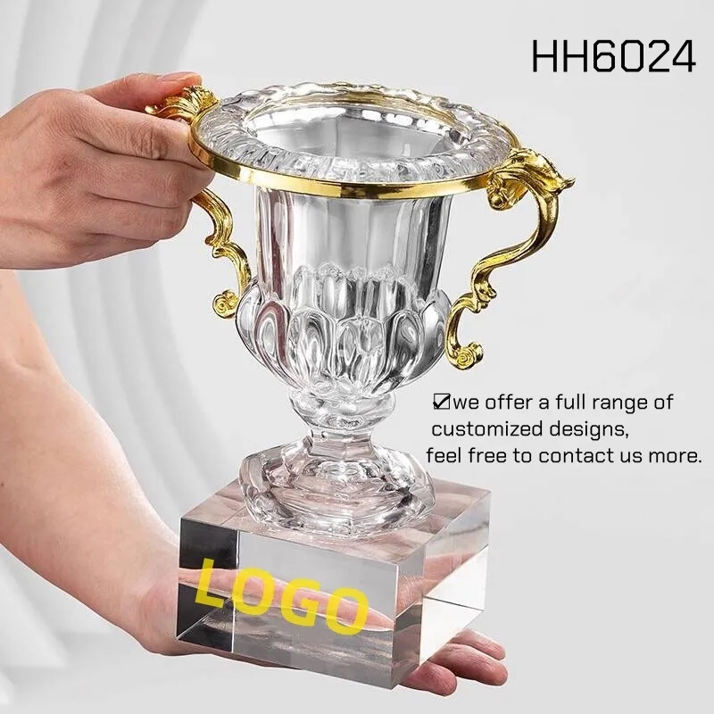 Luxury Crystal Trophy Cup for Winning Prizes 2