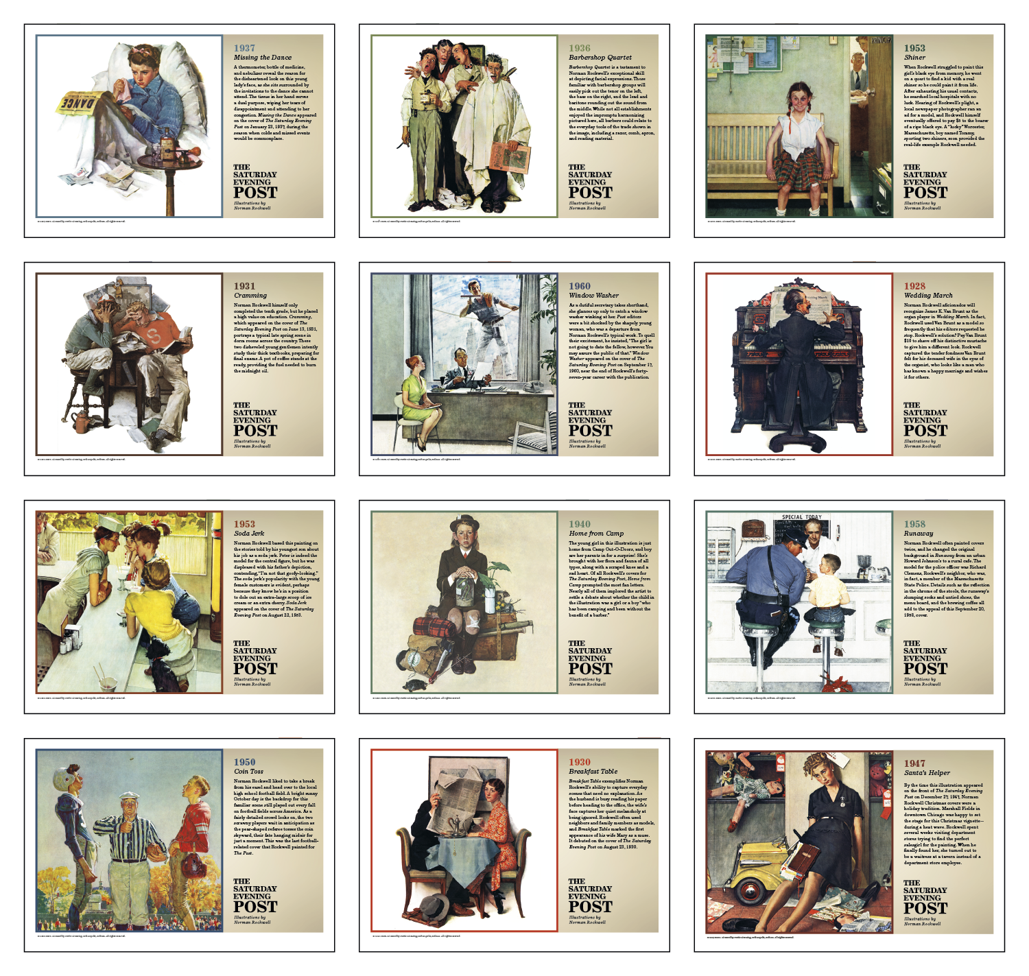 Triumph® Calendars The Saturday Evening Post Pocket Calendar 49