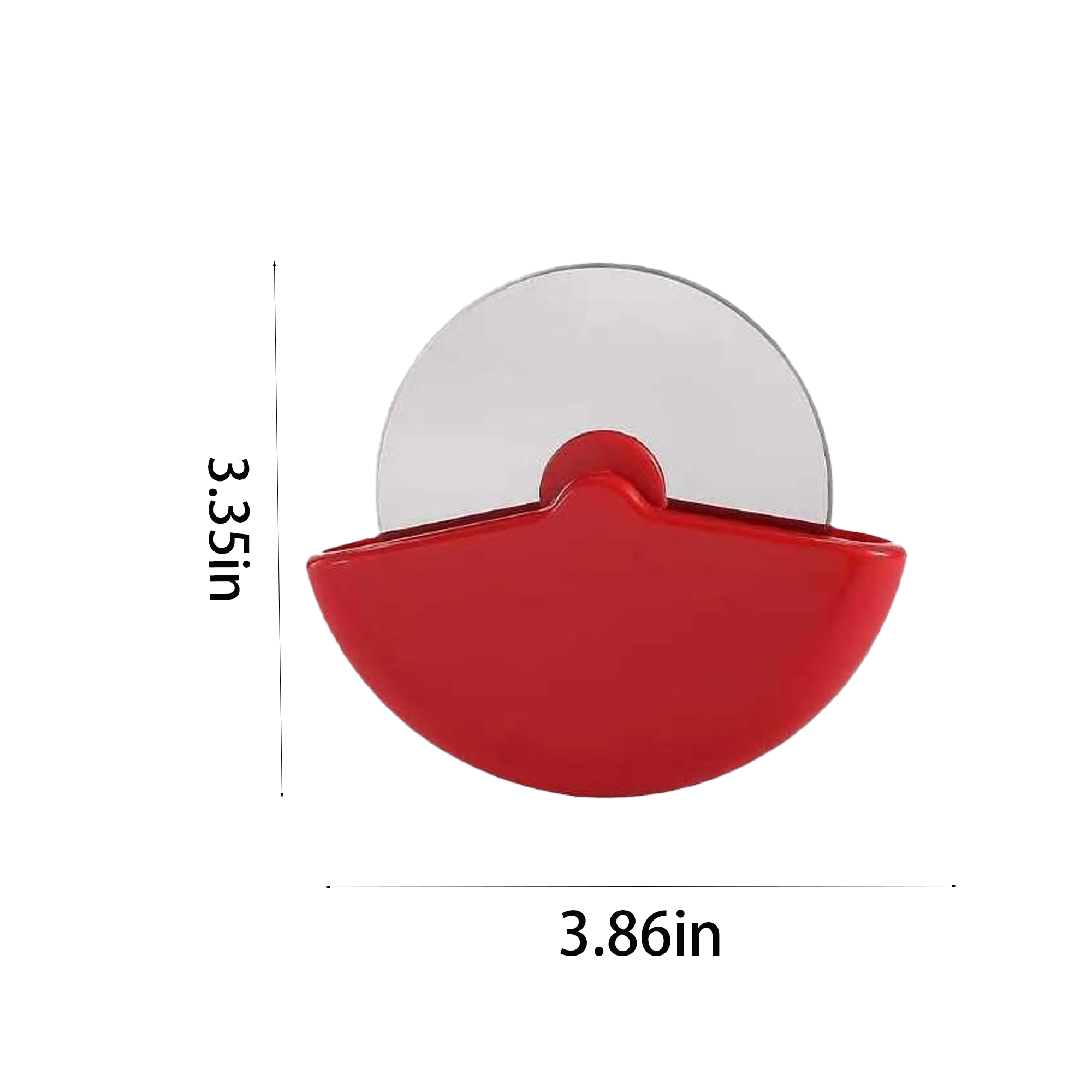 Handheld Pizza Cutter Wheel with Protective Blade Guard 3