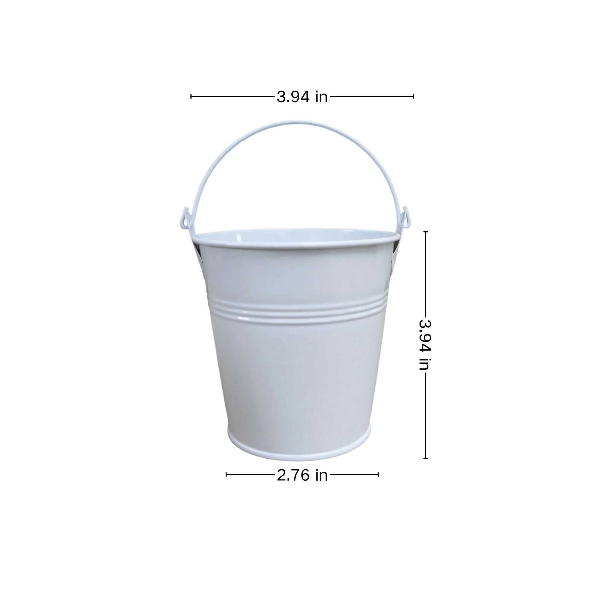 A Small Iron Bucket For Storing Tools 5