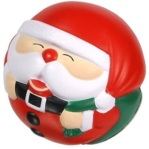 Santa Claus Squeeze Stress Reliever Ball Toys for Christmas Party Children and Adult 3