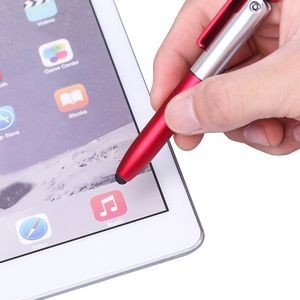 4 In 1 Ballpoint Plastic Pen With Phone Stand Stylus And LED Light 15