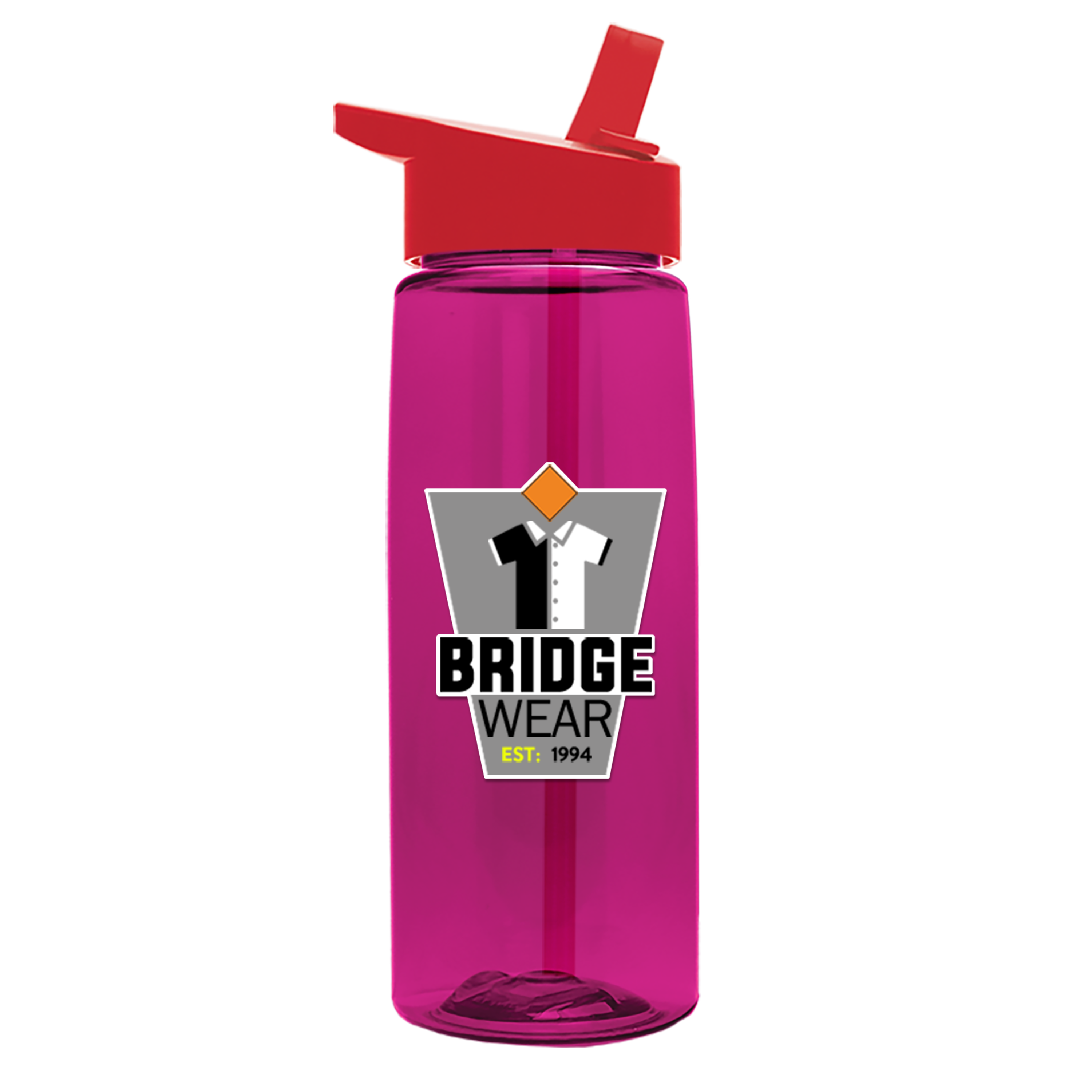 Garyline® Flair Tritan® Bottle with Flip-Straw Lid - 26 oz. 875