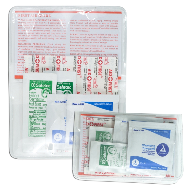 "MESS-NO-MORE L" 9 Piece Stay Clean First Aid Kit 22