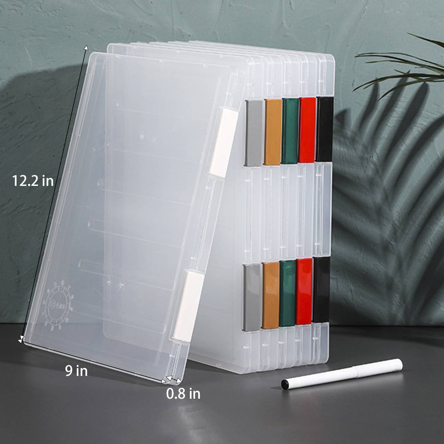 Snap Lock PP Document Organizer Box 12