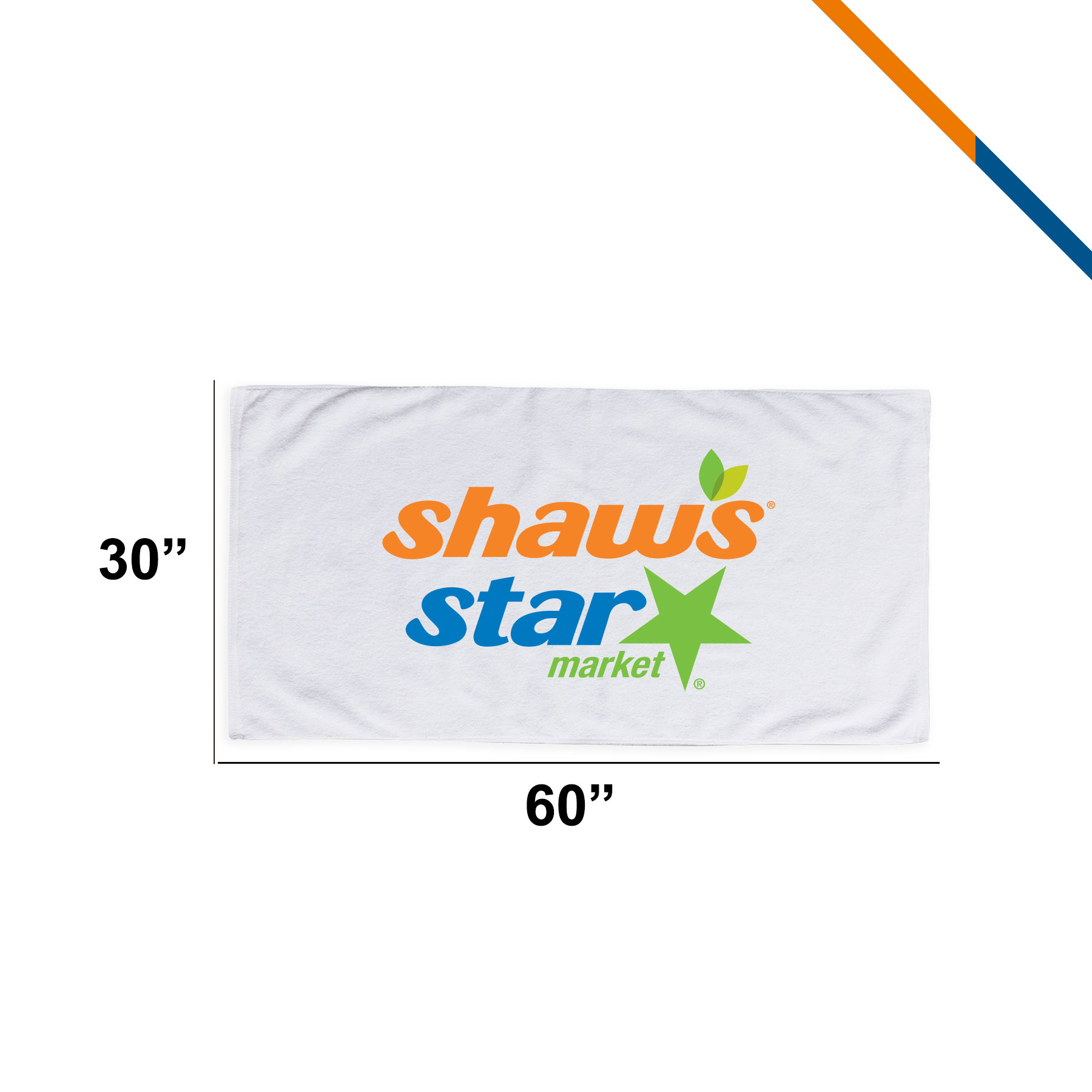Grexe Sublimated Beach Towel - 60" x 30" 2