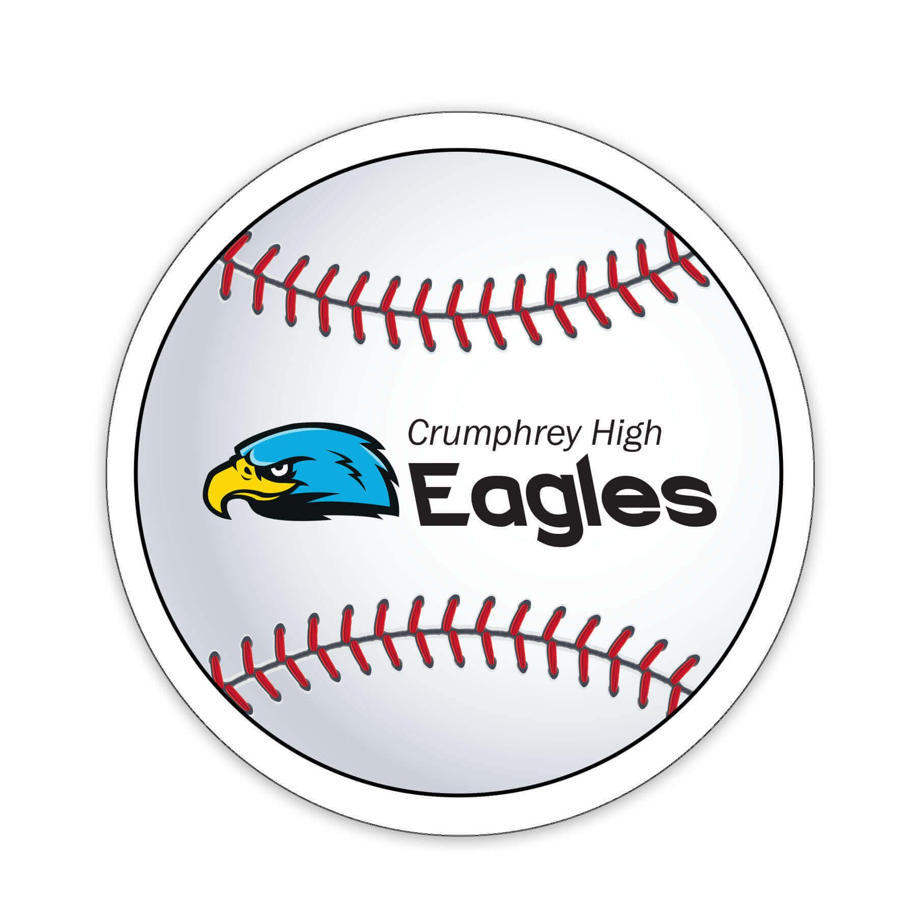 Baseball Shaped NoteKeeper™ Magnet 35 Mil 2