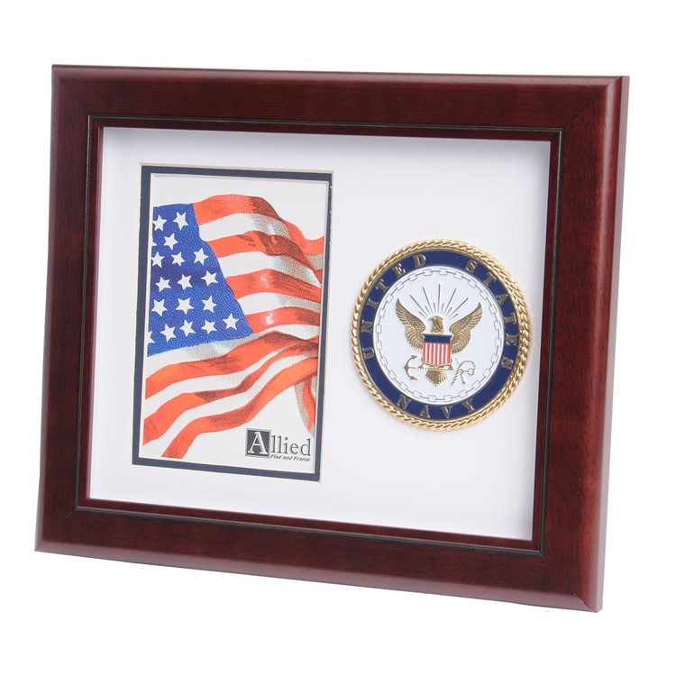 U.S. Navy Medallion 4-Inch by 6-Inch Portrait Picture Frame 2