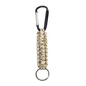 Handmade Emergency Paracord Rope Key Chain With Carabiner 8