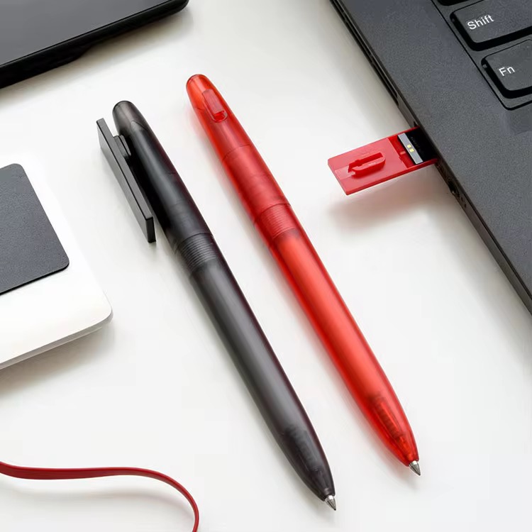 Plastic Ballpoint Pen With 8GB USB Drive 3