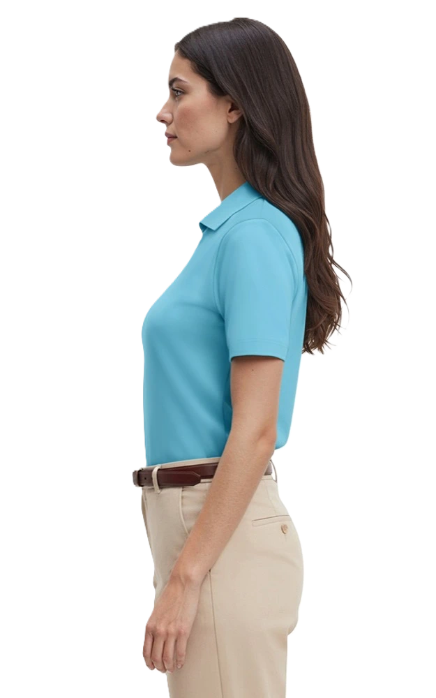 Ladies' Superblend V-Neck Polo 35