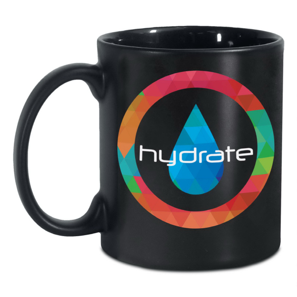 11 Oz. Classic Black Matte Coffee Mug