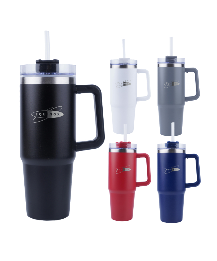 30oz SS Double Wall Vacuum Mug & Straw Lid with Twist Closure 3
