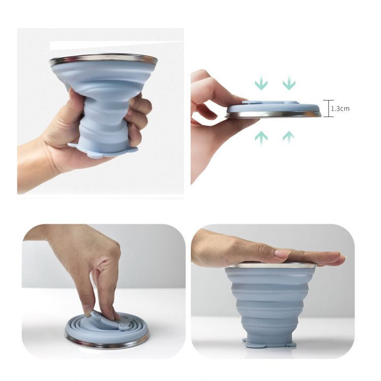 Silicone Collapsible Travel Cup 1