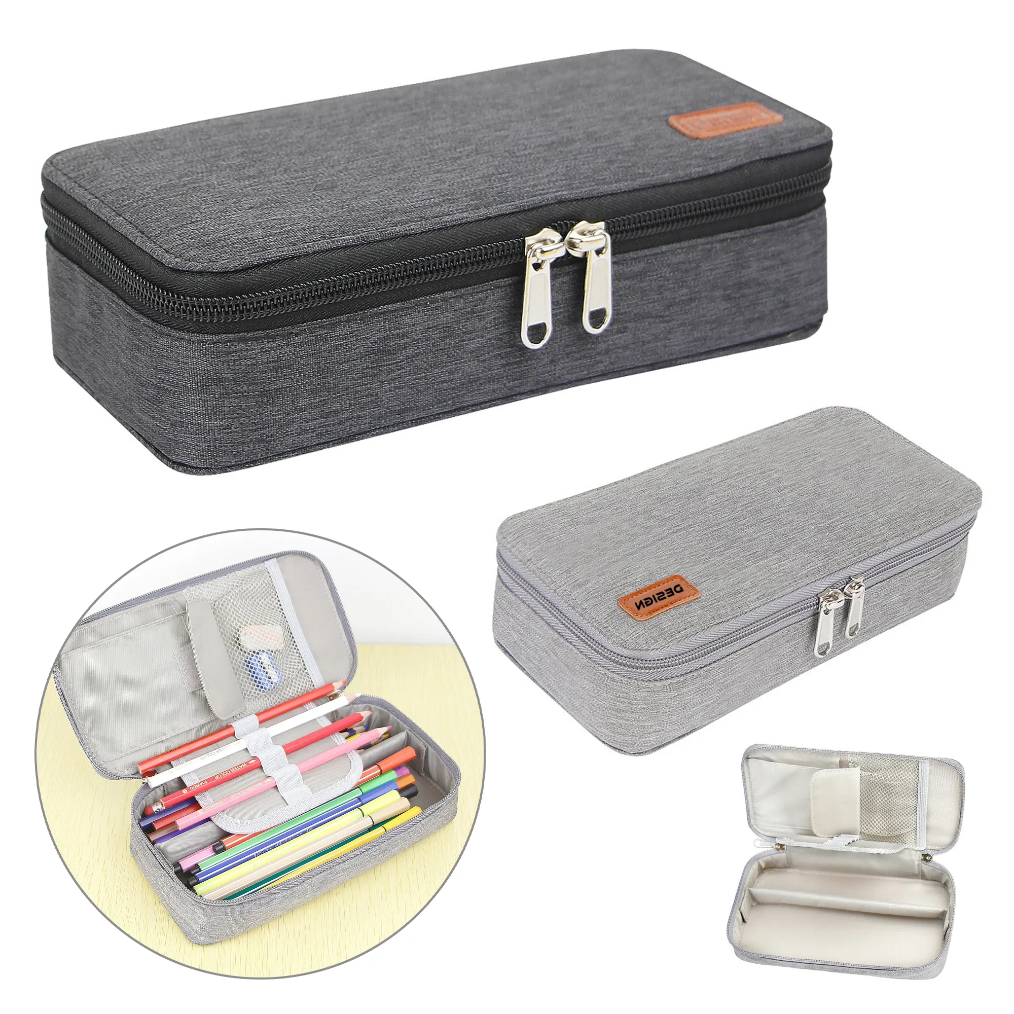 Large Capacity Stationery Pen Bag for Teens 3