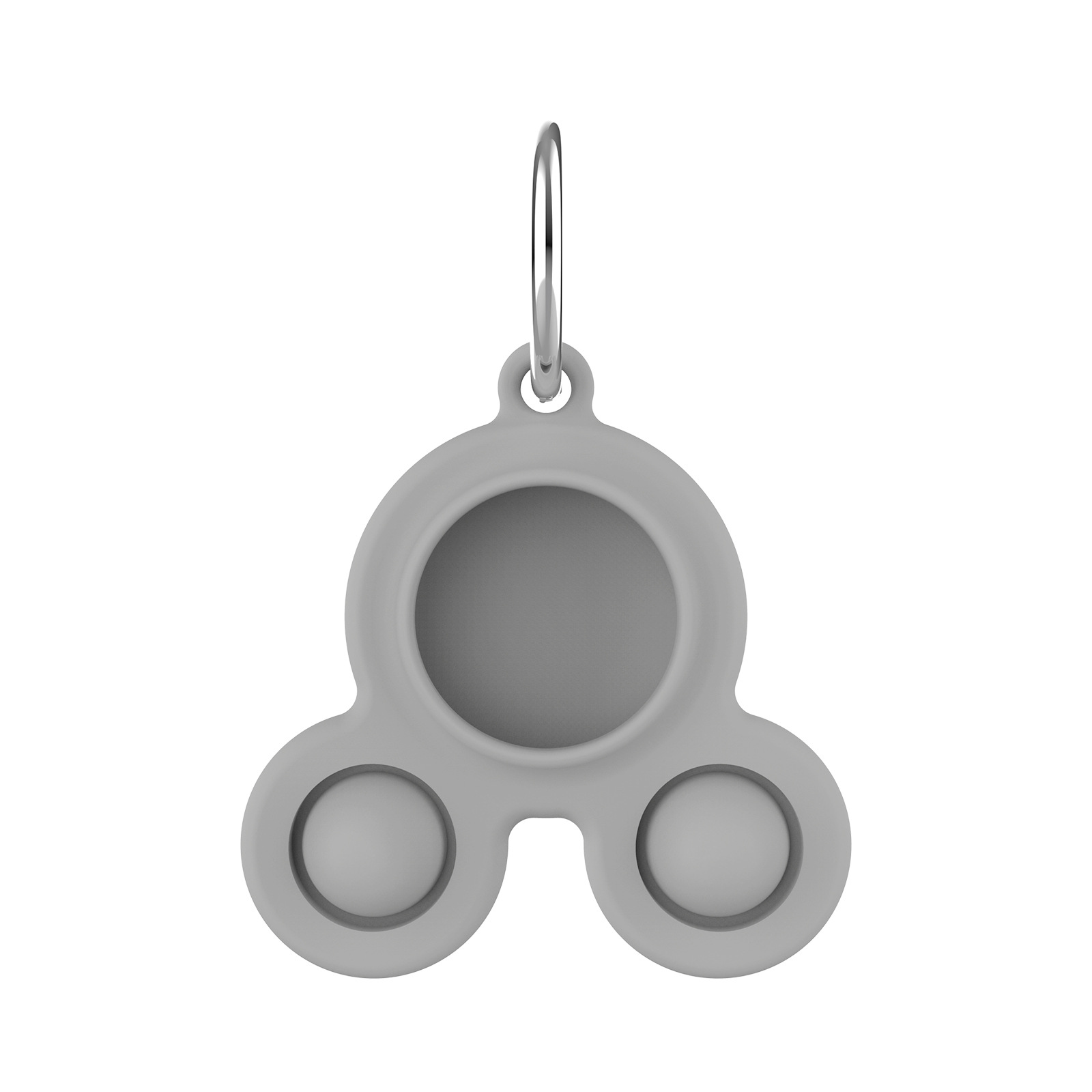 Push Bubble Fidget Toy for Airtag w/ keychian 12