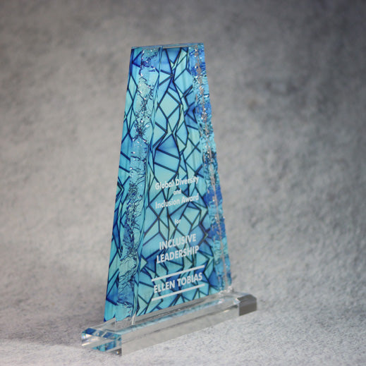 Acrylic Tower With Crinkle Edge 8