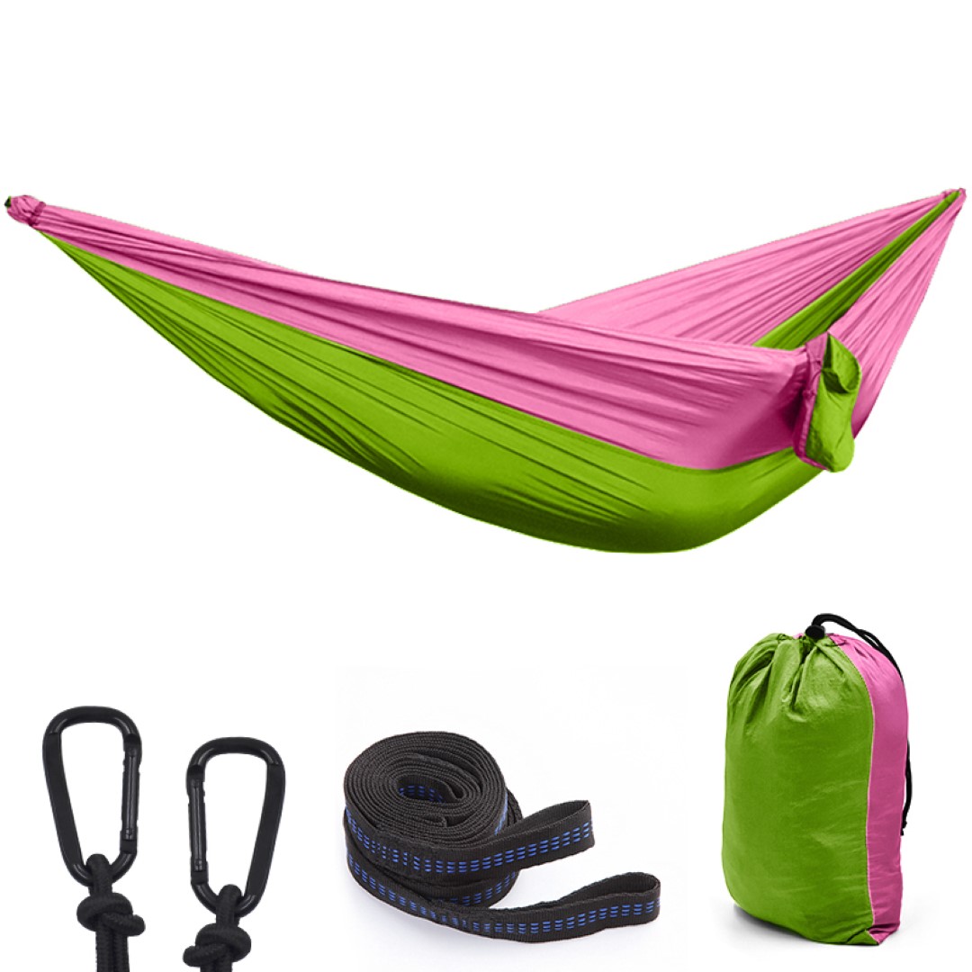 One Person Portable Hammock with Tree Straps 2