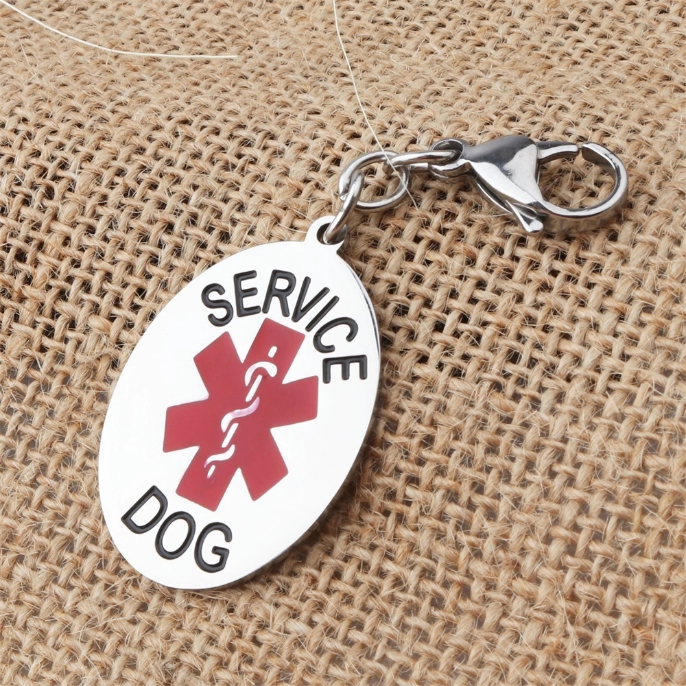 SERVICE DOG stainless steel keychain 1