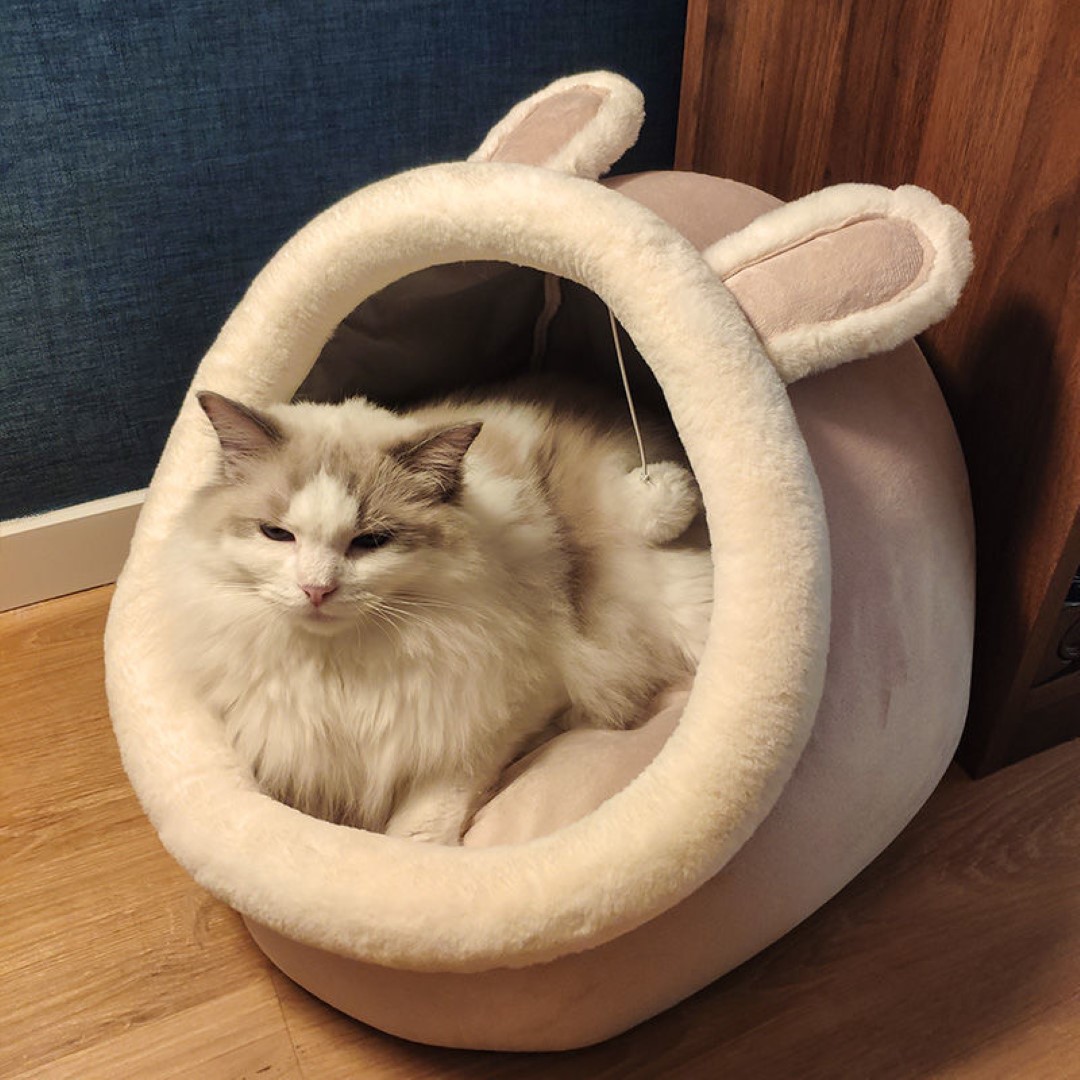 Washable Pet Bed Cave 4
