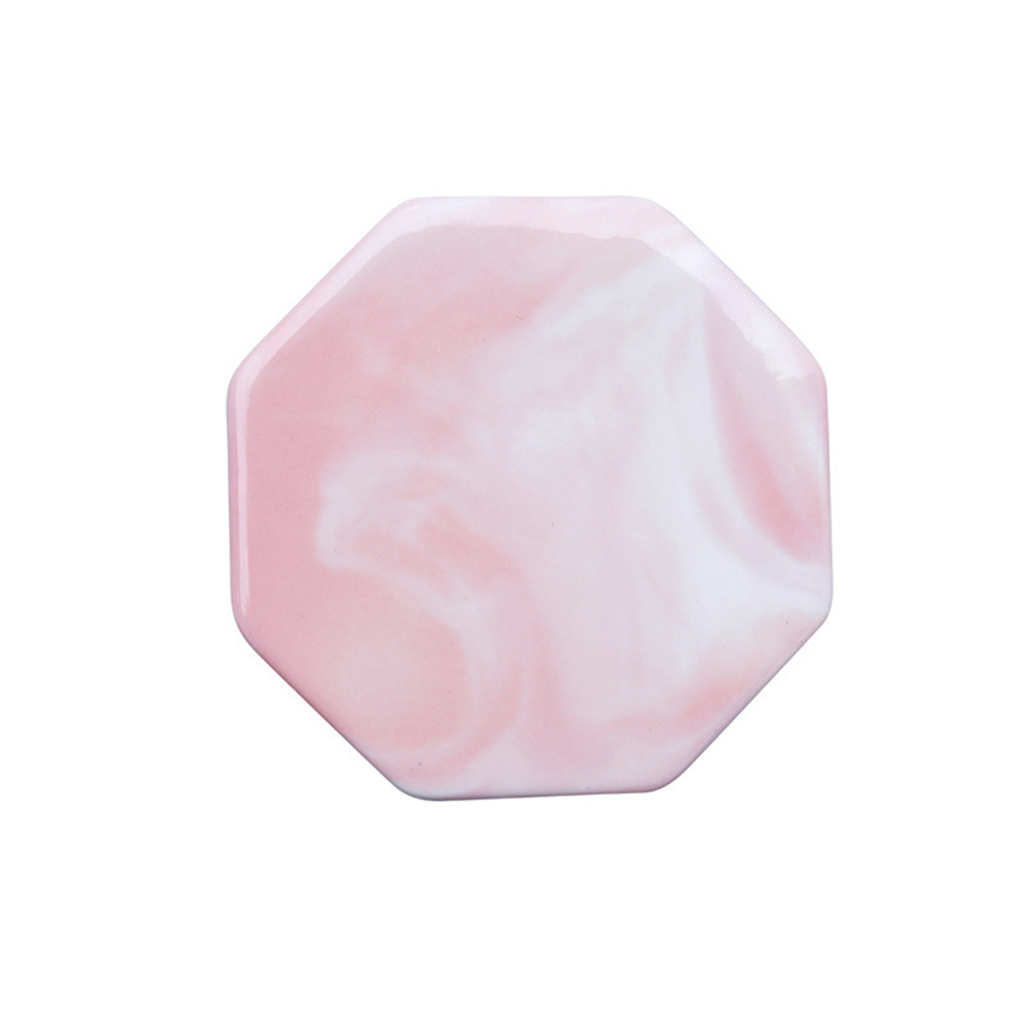 3.6" Ceramic Absorbent Drink Coaster 0.3" Thick 1