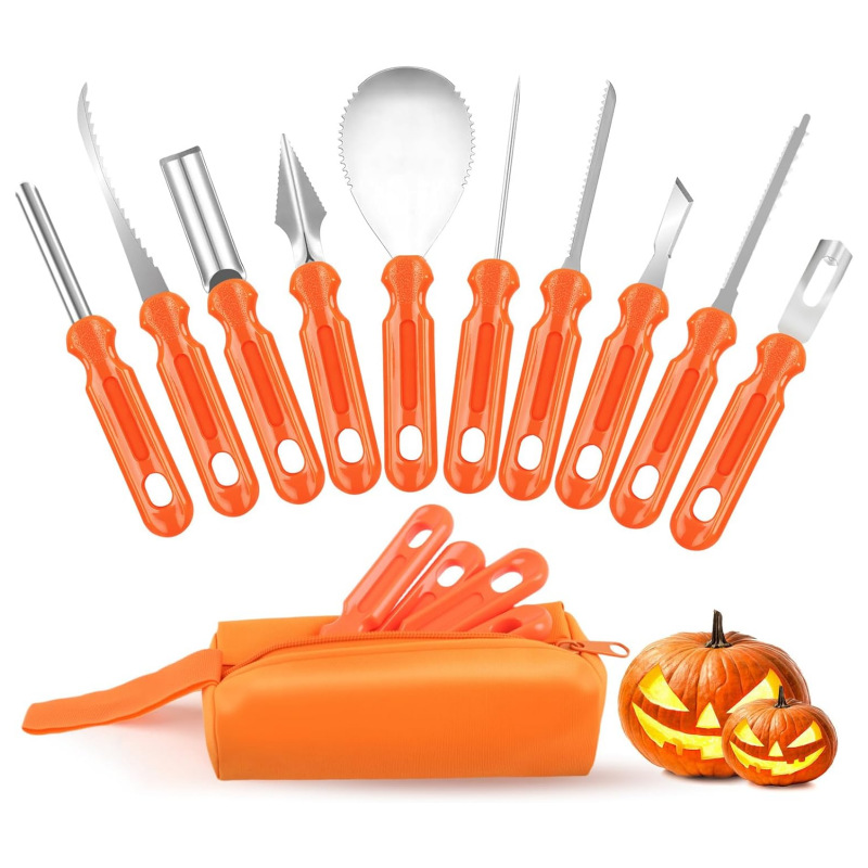 10PCS Pumpkin Carving Kit Tools 2
