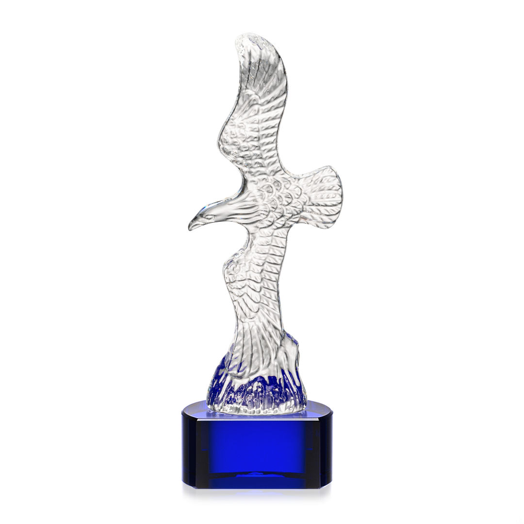 Staffordshire Eagle on Paragon Base - Blue 4