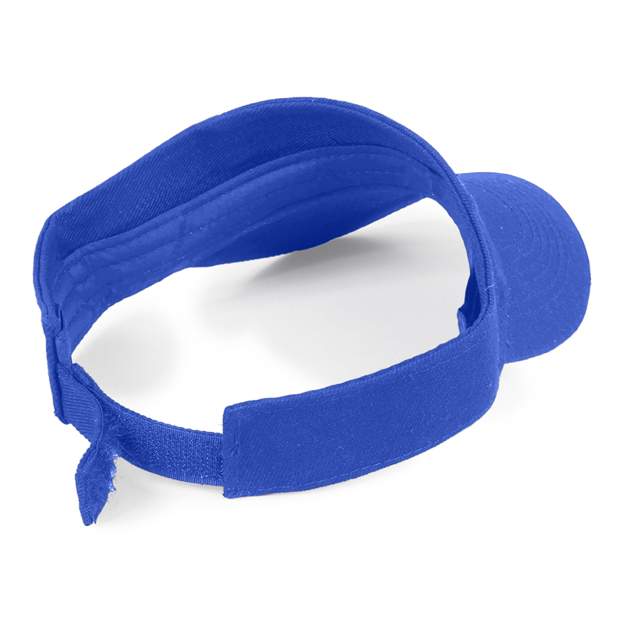 Kids' Stock Solid Color Polyester Visor - Sports Style 41