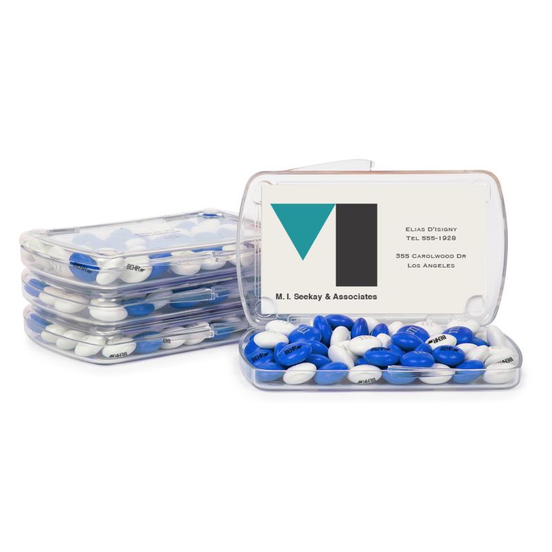 1.5 oz. Personalized M&M'S® in DIY Business Card Holder 2