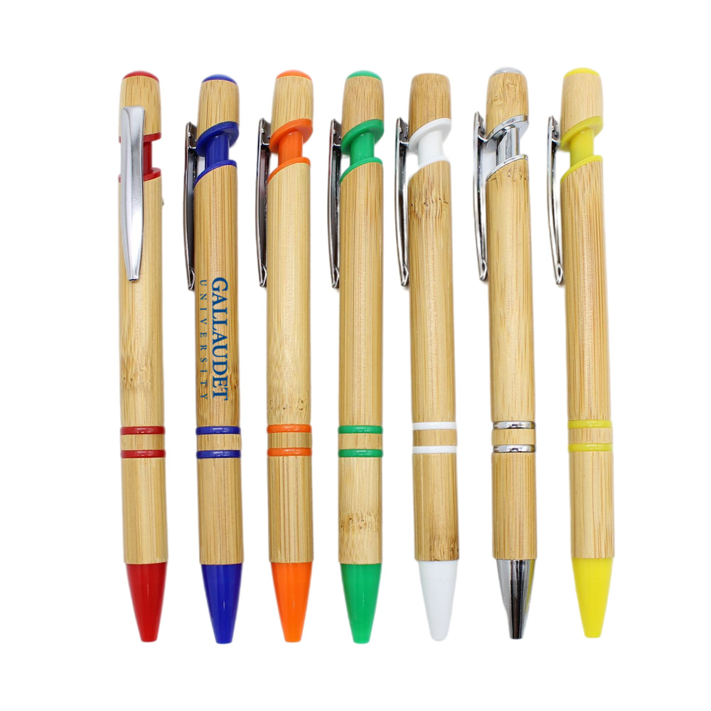 Bamboo Click-action Ballpoint Pen 1