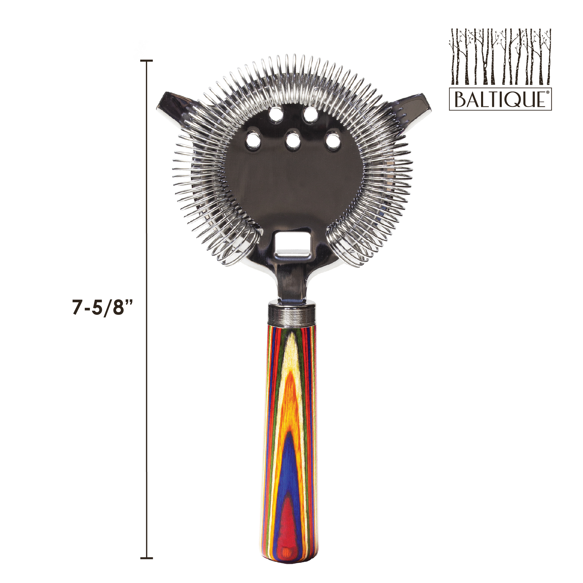 Baltique® Marrakesh Collection Hawthorne Cocktail Strainer 7