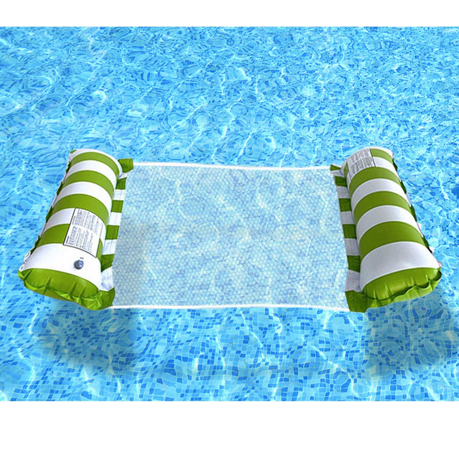Inflatable Lounge Float – Foldable Backrest 17
