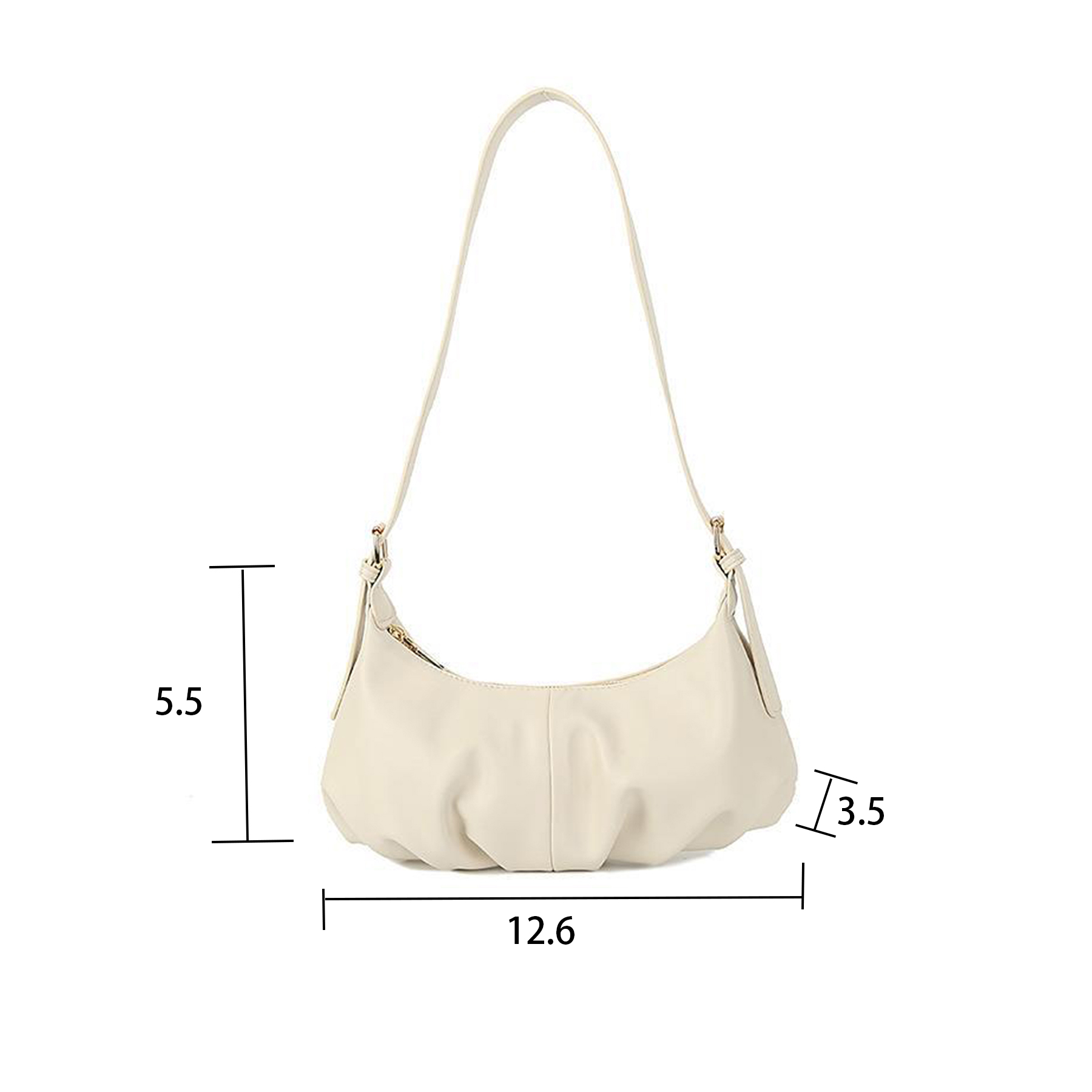 Small PU Dumpling Tote Bag 6