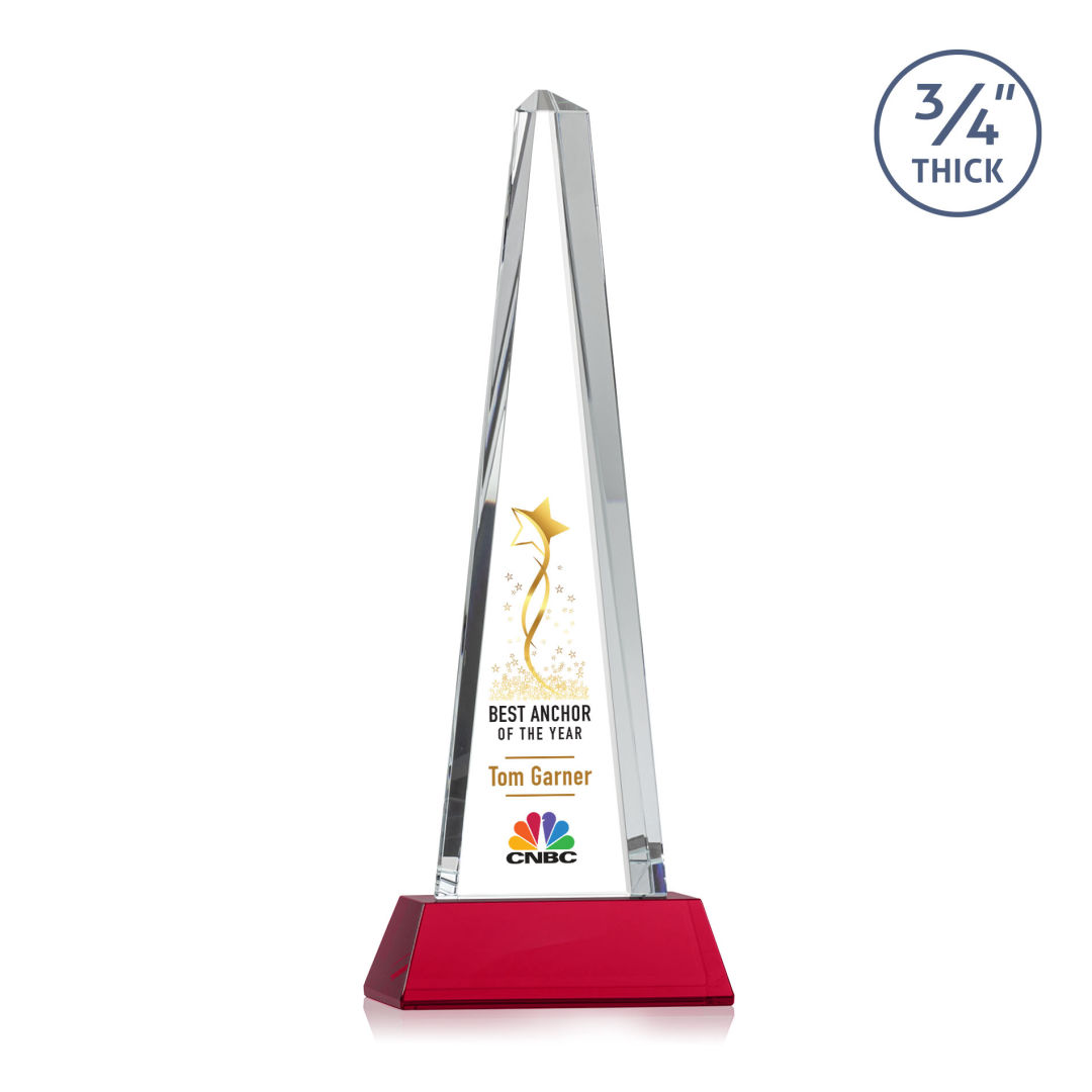 Majestic Tower VividPrint™ Award on Newhaven - Red 6