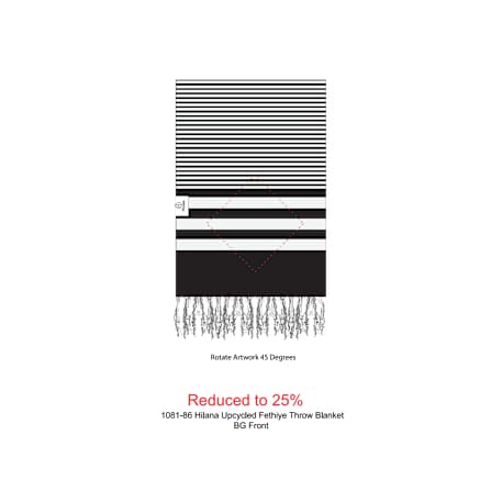 Hilana Upcycled  Fethiye Throw Blanket 40