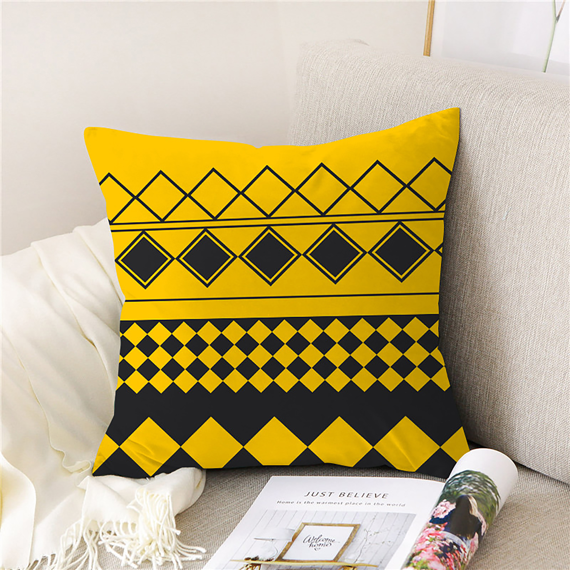 High-Quality Linen Pillowcase with Hidden Zipper 5