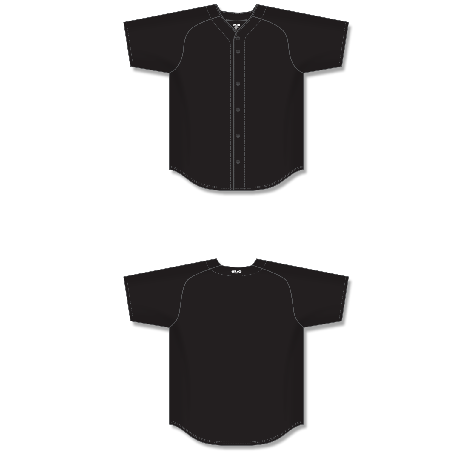 Full Button Baseball Jerseys BA5200-G01 29