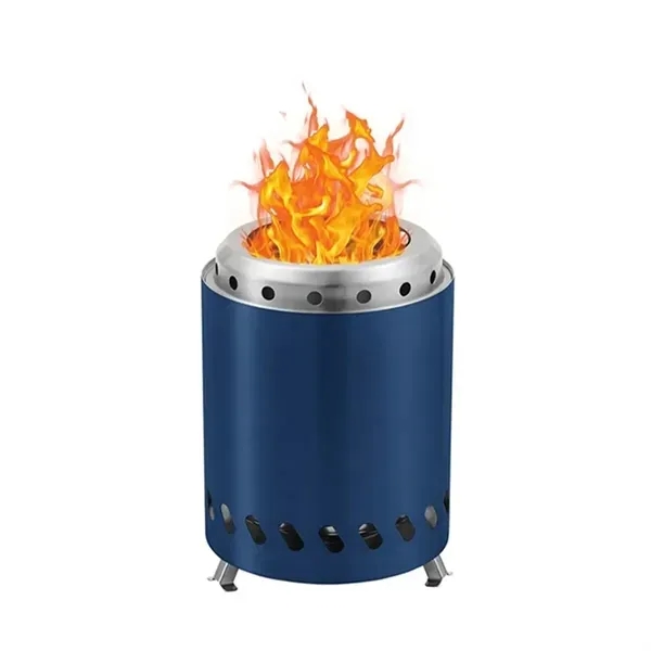 Outdoor Camping Fire Pit - Portable Steel Bonfire Ring 10
