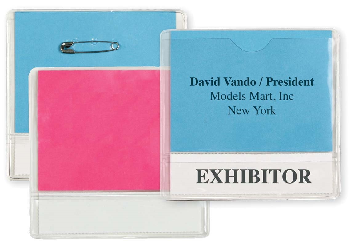 Vaccination Card Holder with safety pin 2