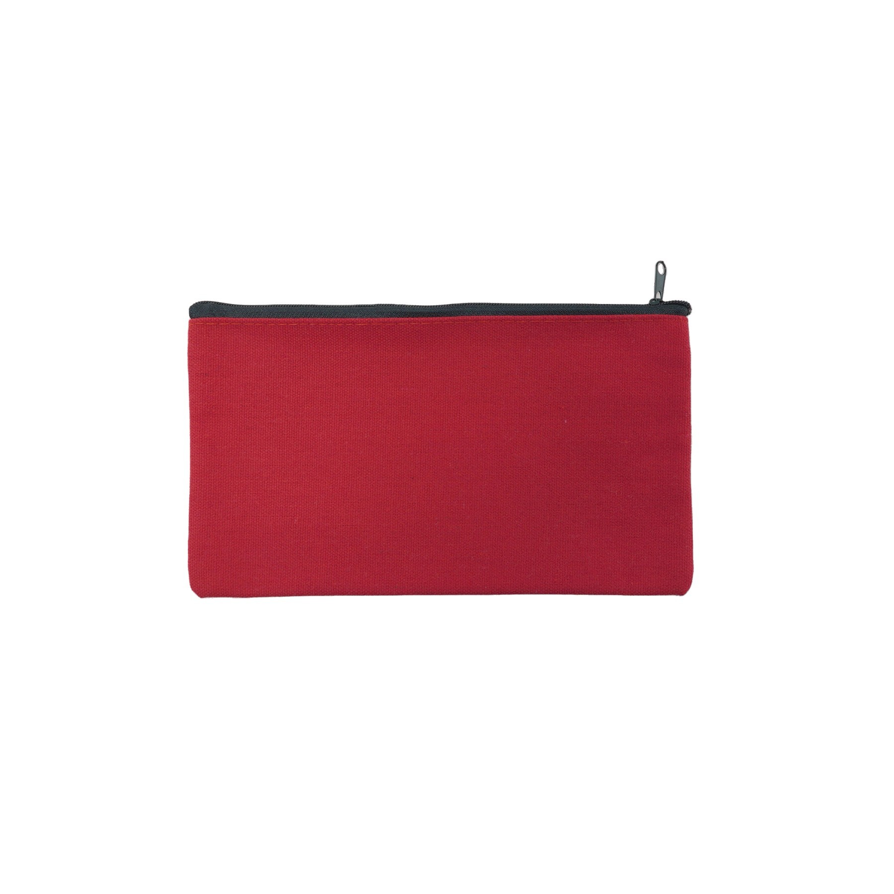 Multipurpose Canvas Color Zippered Pencil Case 2