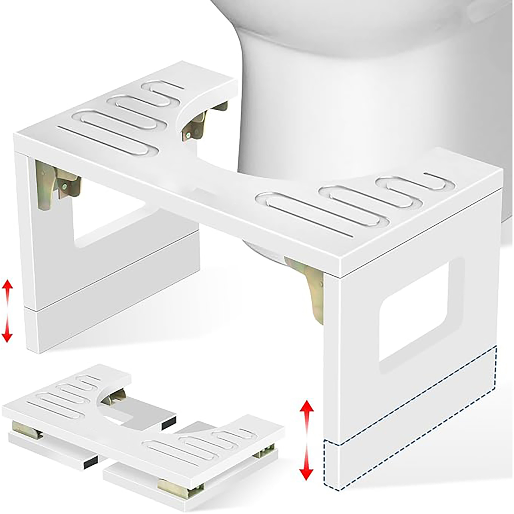Bamboo Toilet Squat Stool 4