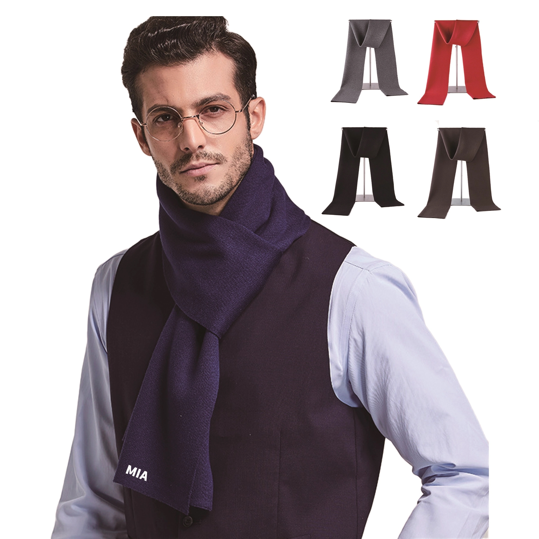 Men'S Wool Scarf 1