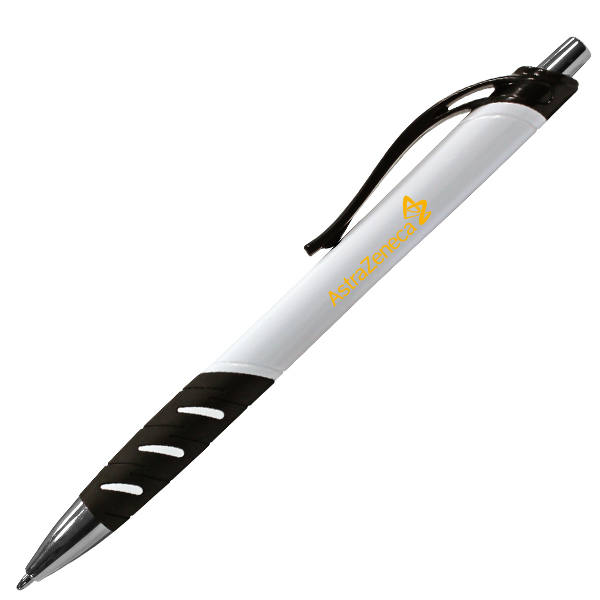White Allure Grip Pen 2