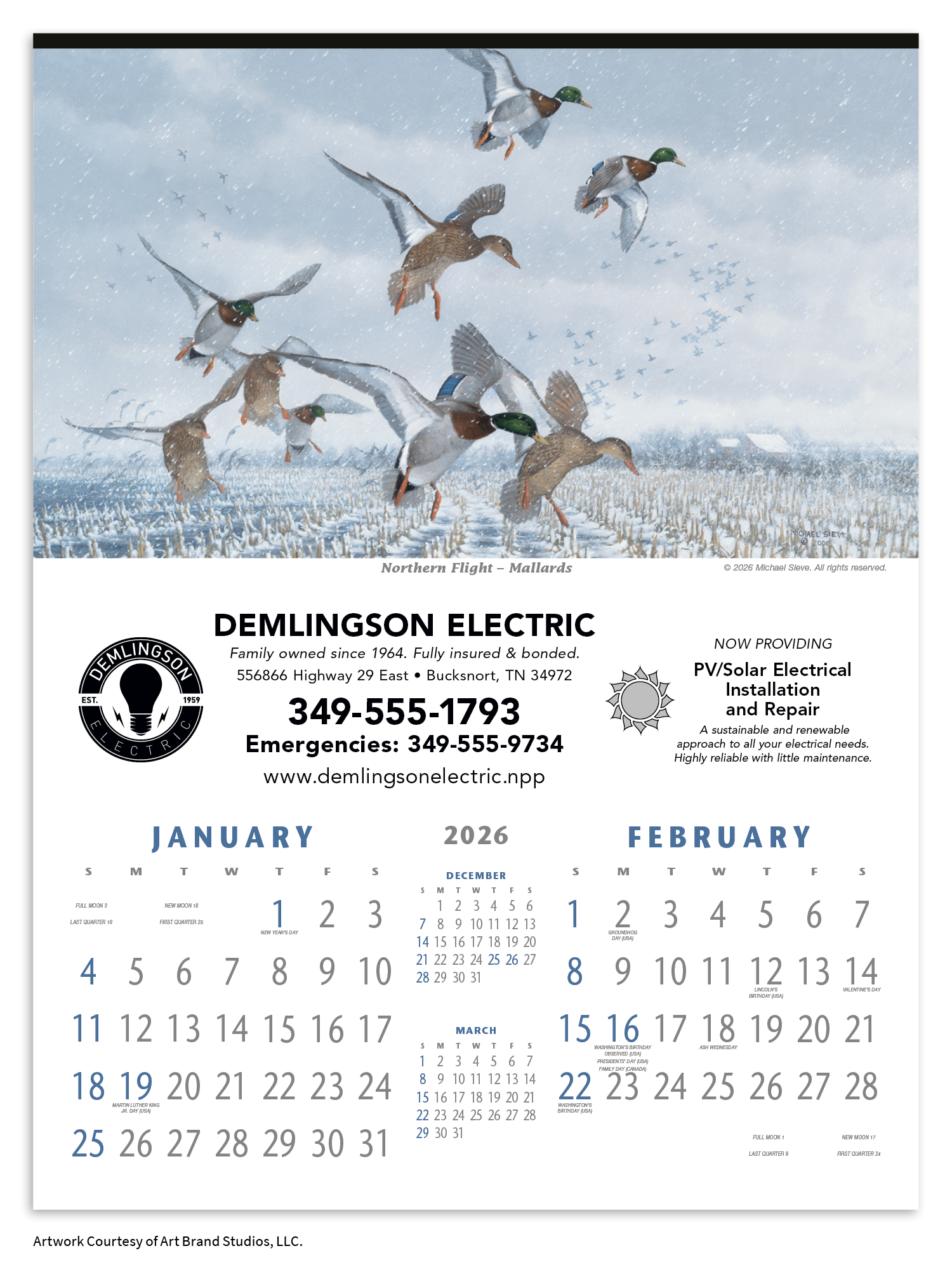 Triumph® Calendars North American Waterfowl Calendar 24
